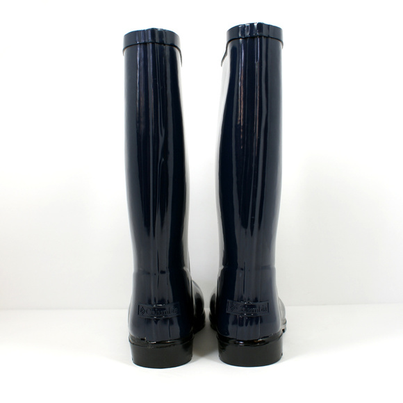 Columbia Rain Boots (Downpour) Dark Navy Blue - Picture 4 of 7